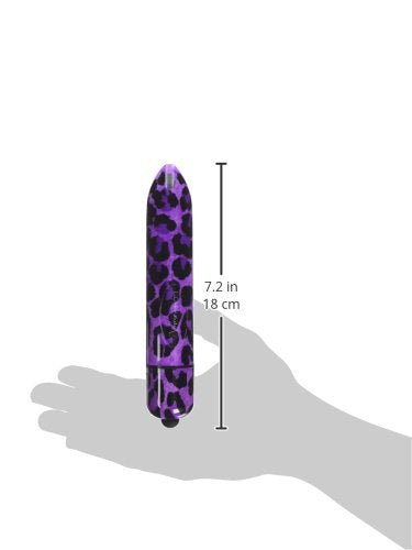 Rocks Off Limited 10 Speed Leopard Vibrator, Purple