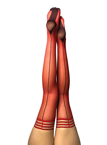 Kixies Monica Red Sheer  - Size B