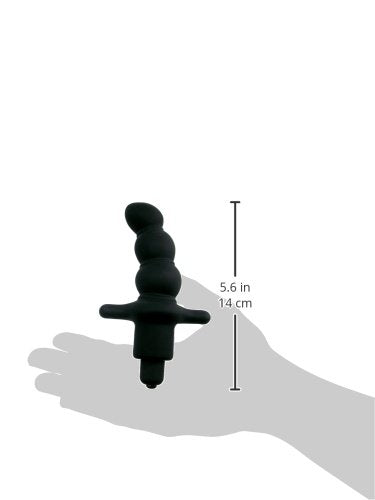 M2M Vibe - Bumpy Anal Plug - 5 Function - Black