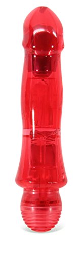 Multi Speed Soft Flexible Vibrator - G Spot Stimulator - Waterproof - Sex Toy For Women - Sex Toy For Adults (Red)