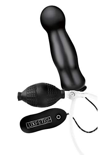 Lux Fetish 4.5&quot; Inflatable Vibr Plug