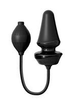 Pipedream Products Anal Fantasy Elite Collection Inflatable Silicone Butt Plug, Black, 4 Lb