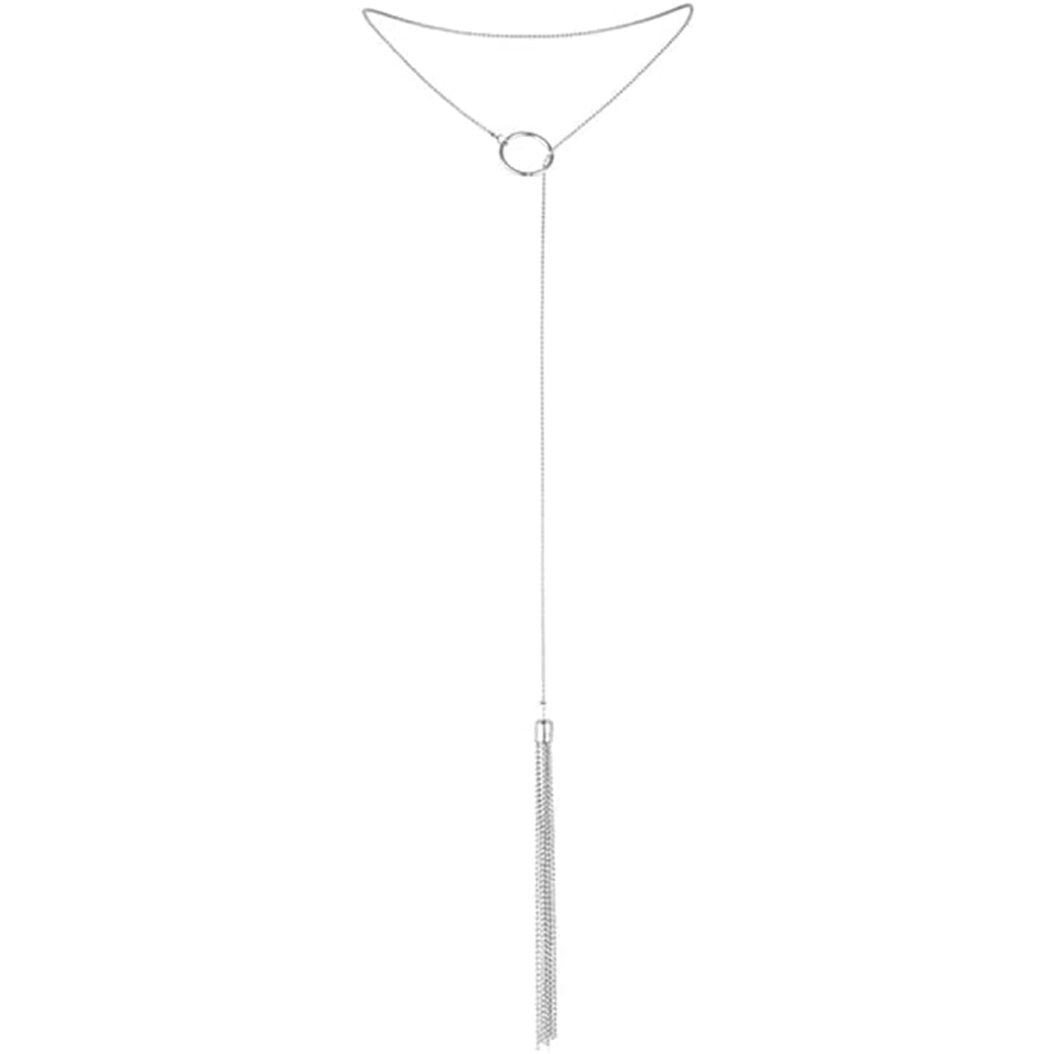 Bijoux Indiscrets Magnifique Collection Silver Tickler Pendant Classic Style Fashion Necklaces for Women - Well Designed for Nec