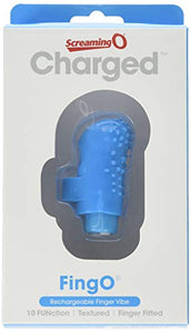 Screaming O Charged Fingo Vooom Mini Vibe, Blue