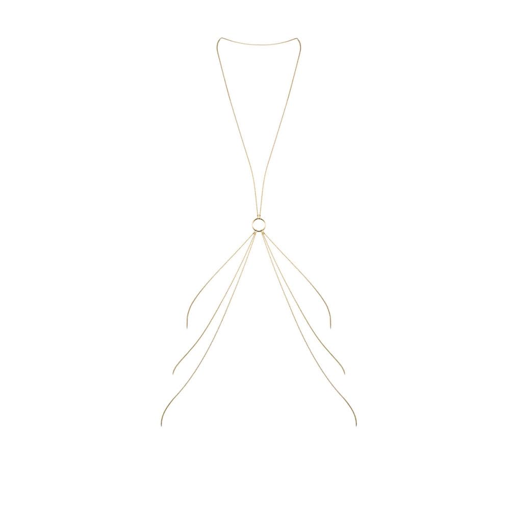 Bijoux Indiscrets BODY CHAIN 8 - Crossover Belly Waist Chain for Women - Shinning Crystal & Durable - Classic body chains for wo