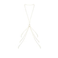 Bijoux Indiscrets BODY CHAIN 8 - Crossover Belly Waist Chain for Women - Shinning Crystal & Durable - Classic body chains for wo
