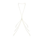 Bijoux Indiscrets BODY CHAIN 8 - Crossover Belly Waist Chain for Women - Shinning Crystal & Durable - Classic body chains for wo