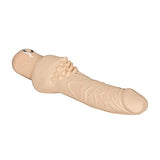 California Exotic Novelties Waterproof Power Stud Cliterrific Dildo, Ivory