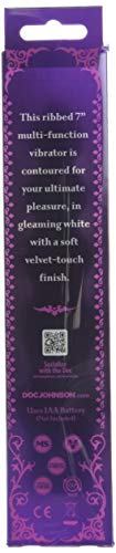 Black Magic 7In Ribbed Vibrator