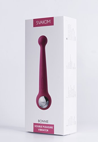 Svakom Bonnie - Rechargeable, Double Pleasure Vibrator - Waterproof Dildo - Vibrating Personal Massager - Sex Toys For Men, Wome