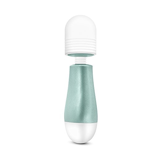 Blush Noje W2 - Usb Rechargeable Micro Wand Waterproof Massager 10 Function Clit Vibrator For Women - Sage Green