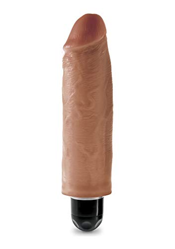King Cock 6In Vib Stiffy Tan