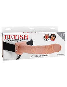 Pipedream Products Fetish Fantasy Hollow Strap On, Beige, 11 Inch, 1.5 Pound