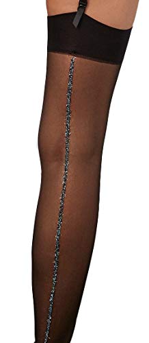 Dreamgirl Womens Thigh Highs Hosiery Black One Size Us