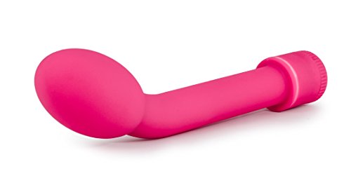 Blush G Slim Petite - Mini G Spot Stimulating Vibrator - Multi Speed Angled Tip Egg Shaped Bulb Massager - Satin Smooth Seamless Design - Body Safe Sex Toy For Women - Pink