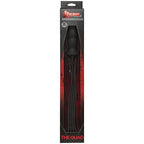 Kink By Doc Johnson The Quad Premium Silicone Whip, Black
