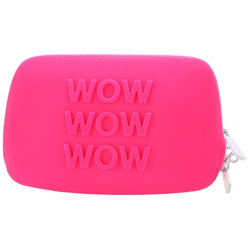 Happy Rabbit Wow Small Pink Silicone Zip Storage Bag