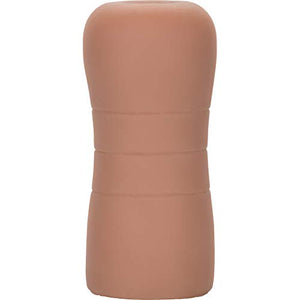 Calexotics Cheap Thrills The Steamy Affair - Travel Sized Male Masturbator - Silicone Masturbation Sleeve - 4.75-Inch Adult Male Sex Toy - Brown
