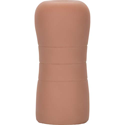 Calexotics Cheap Thrills The Steamy Affair - Travel Sized Male Masturbator - Silicone Masturbation Sleeve - 4.75-Inch Adult Male Sex Toy - Brown