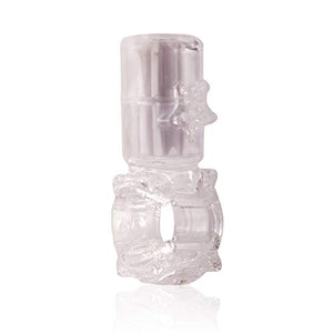 Screaming O Big Omg Vibrating Ring, Clear,1 Count