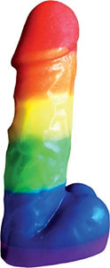 Hott Products Unlimited 61441: Rainbow Pecker Party Candle