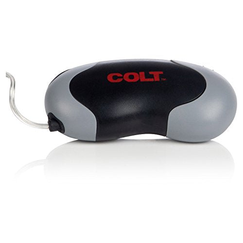 Calexotics Colt Xtreme Turbo Bullet Vibrator For Men - Waterproof Sex Toys For Couples - Wired Adult Male Vibe Egg Prostate Massager - Black