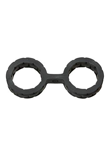 Japanese Bondage Silicone Cuffs Sm Black