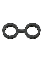 Japanese Bondage Silicone Cuffs Sm Black