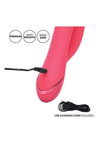 Calexotics California Dreaming San Francisco Sweetheart - Silicone Rabbit Vibrator - Waterproof G Spot Sex Toys For Couples - 10 Vibration Function Massager - Pink