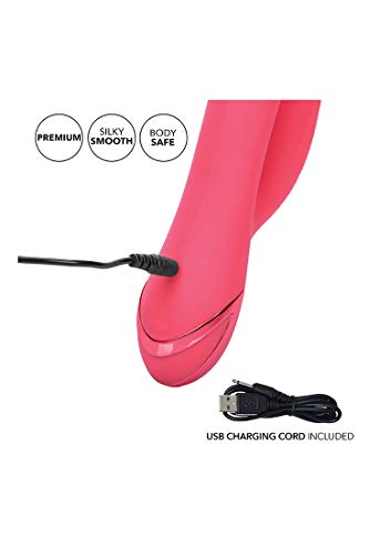 Calexotics California Dreaming San Francisco Sweetheart - Silicone Rabbit Vibrator - Waterproof G Spot Sex Toys For Couples - 10 Vibration Function Massager - Pink
