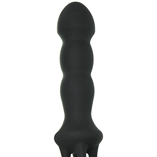 Kink By Doc Johnson The Quad Premium Silicone Whip, Black