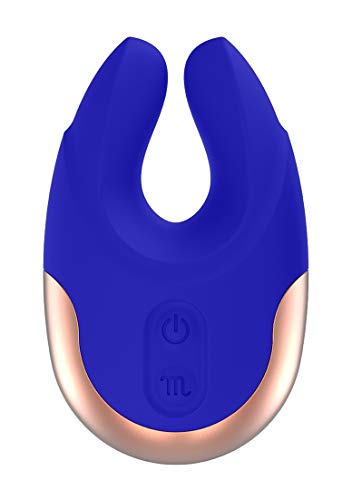 Shots Toys Elegance Dual Motor Clitoral Stimulator Lavish, Blue