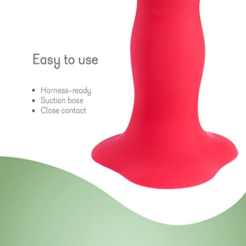 Fun Factory Adult Toys - Suction Cup Dildo And Strapon Adult Sex Toy - Dildo For Women, Men And Couples (Bouncer Red)