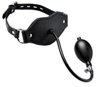 Silencer Inflatable Locking Penis Gag - Black