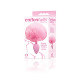 The 9S Cottontails Silicone Bunny Tail Butt Plug Pink