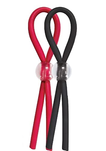Enhancer Silicone Cockties Red & Black