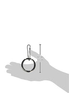 M2M Metal C-Ring - S Steel W/Yellow Band W/Bag