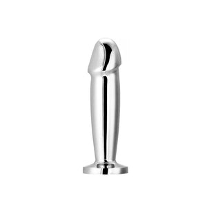 Anal Butt Plug Stainless Steel Anal Vibrators Prostate Massager 7 Speeds Vibrating Butt Plug Dildos Anal Sex Toy Adults 18(A)