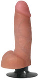 Jock Light Bareskin Vibrating Dildo With Balls - 6 Inch