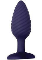 Zero Tolerance Wicked Twister Remote-Control Vibrating Waterproof Rechargeable Silicone Butt Plug - Purple