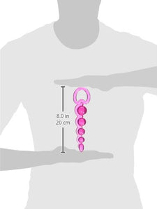 California Exotic Novelties Basic Essentials Beaded Probe, Pink