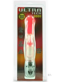 Golden Triangle Ultra Tech 3000 7.5'' Vibrator, Pink