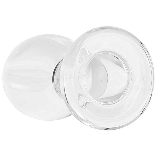 Crystal - Brosilicate Glass - Anal Plug- Large - Clear