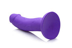 Strap U Boi Toy Premium Silicone Dildo, Purple (Af135)