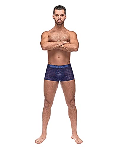 Diamond Mesh Mini Short Navy Medium