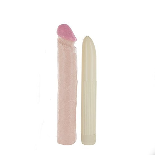 Doctor Love'S Vibrating Magnificent Eleven Vibrating Dong Penis Extension, 11''X 2'' Diameter