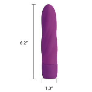 Twist Vibe Textured Silicone Vibrator for Vagina G Spot Clitoris Stimulation 10 Function Vibrator Smooth Touch Waterproof Quiet