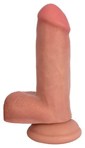 Jock Bareskin 6In Vanilla Dildo W/ Balls