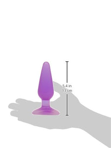 Crystal Jellies Butt Plug Purple Medium