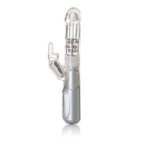 Calexotics 7-Function Jack Rabbit Vibrator With Rotating Shaft - Waterproof Vibe Sex Toys For Couples - Adult Hands Free G Spot